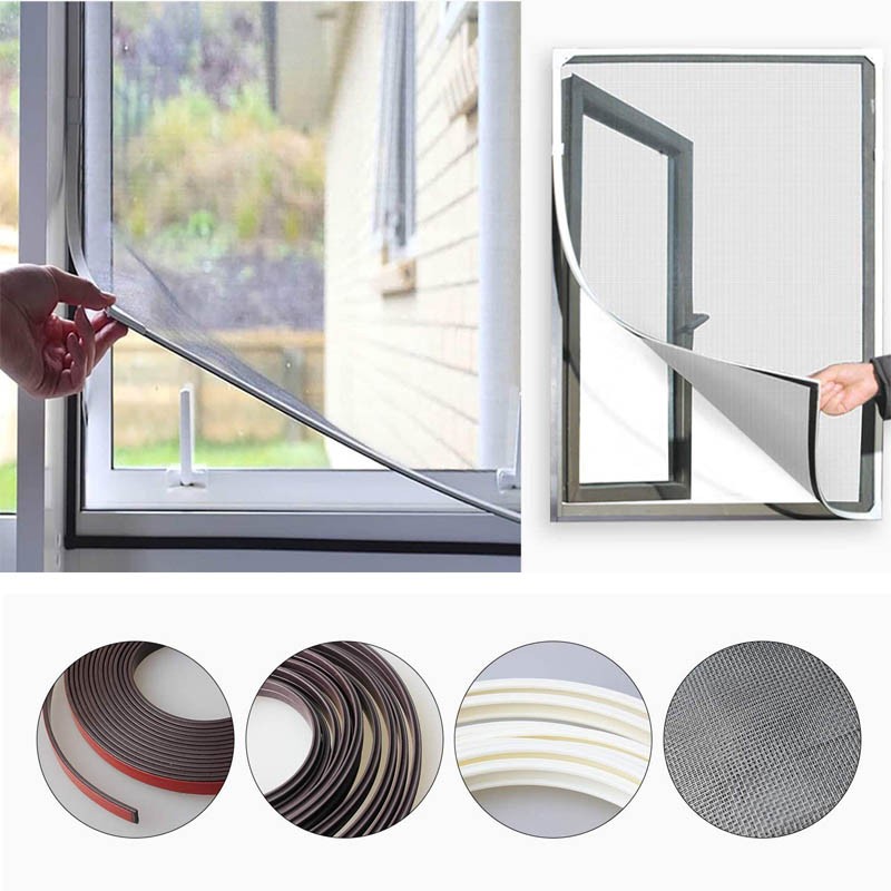 Adjustable DIY Magnetic Window Screen