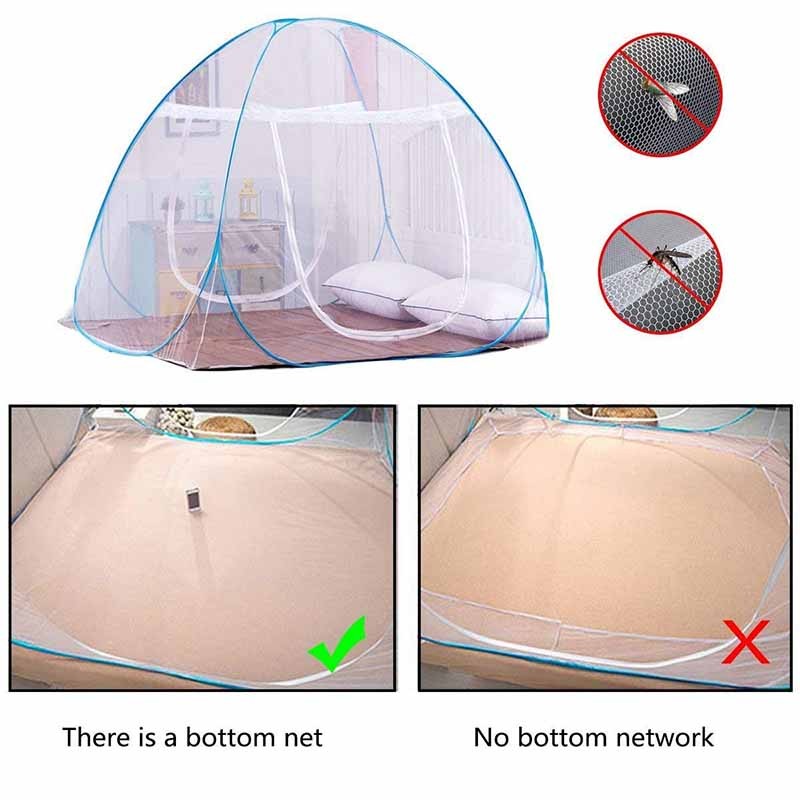 Folded Feature mosquito net for bed, folding mosquito net tent, mongolia folding mosquito net for children and adult