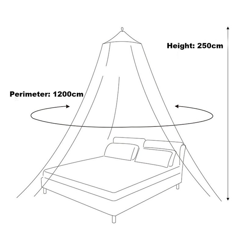 Mosquito net for bed, Insect fly screen mosquito net for double bed,  Hanging Mosquito Net for Beds,  circular folding mosquito net 