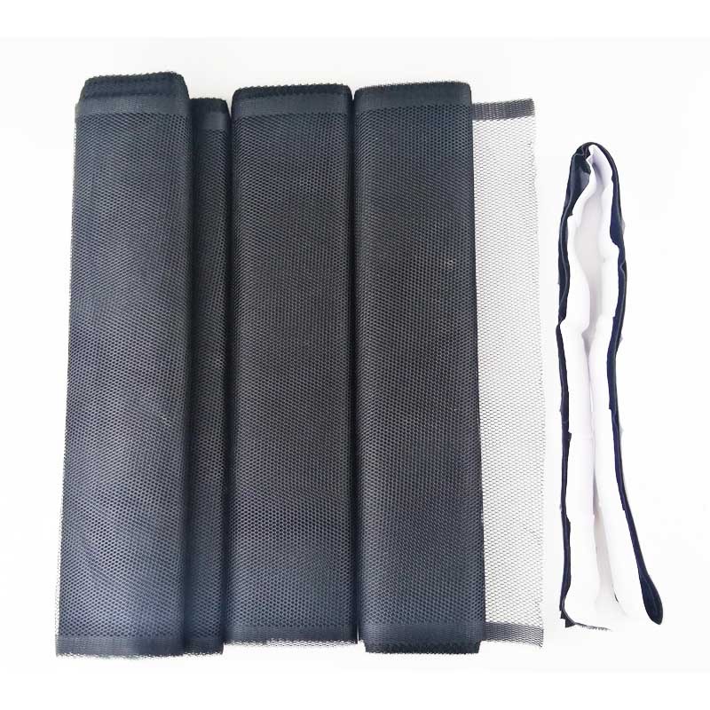 Overlapping lamella strip insect door curtain
