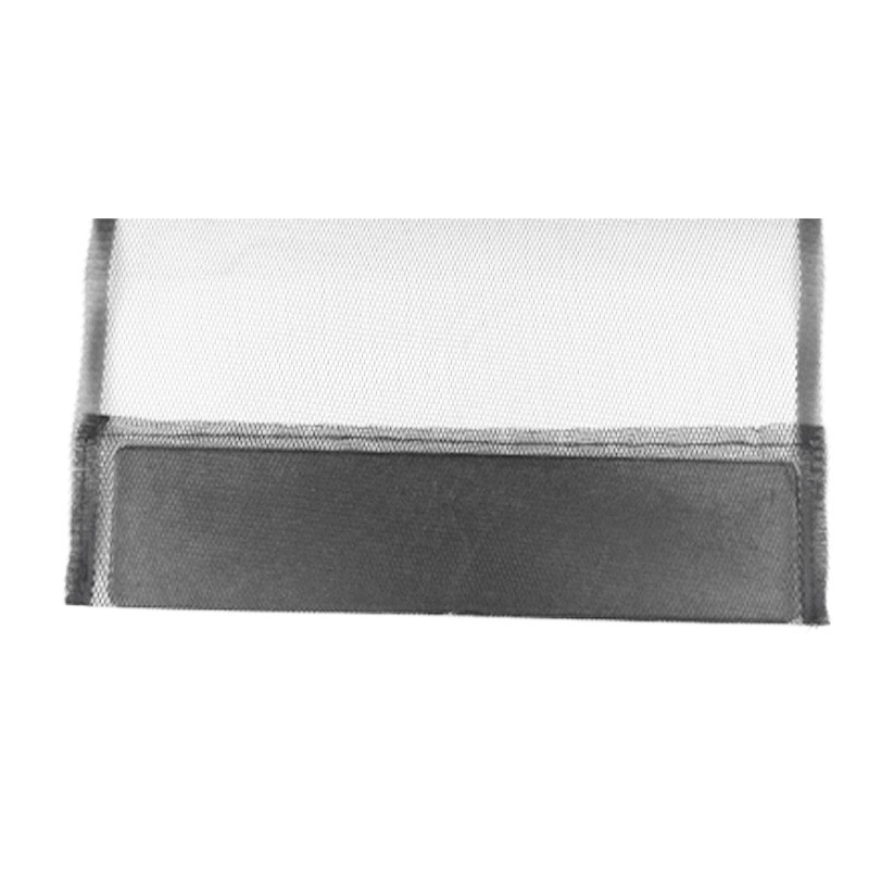 Overlapping lamella strip insect door curtain